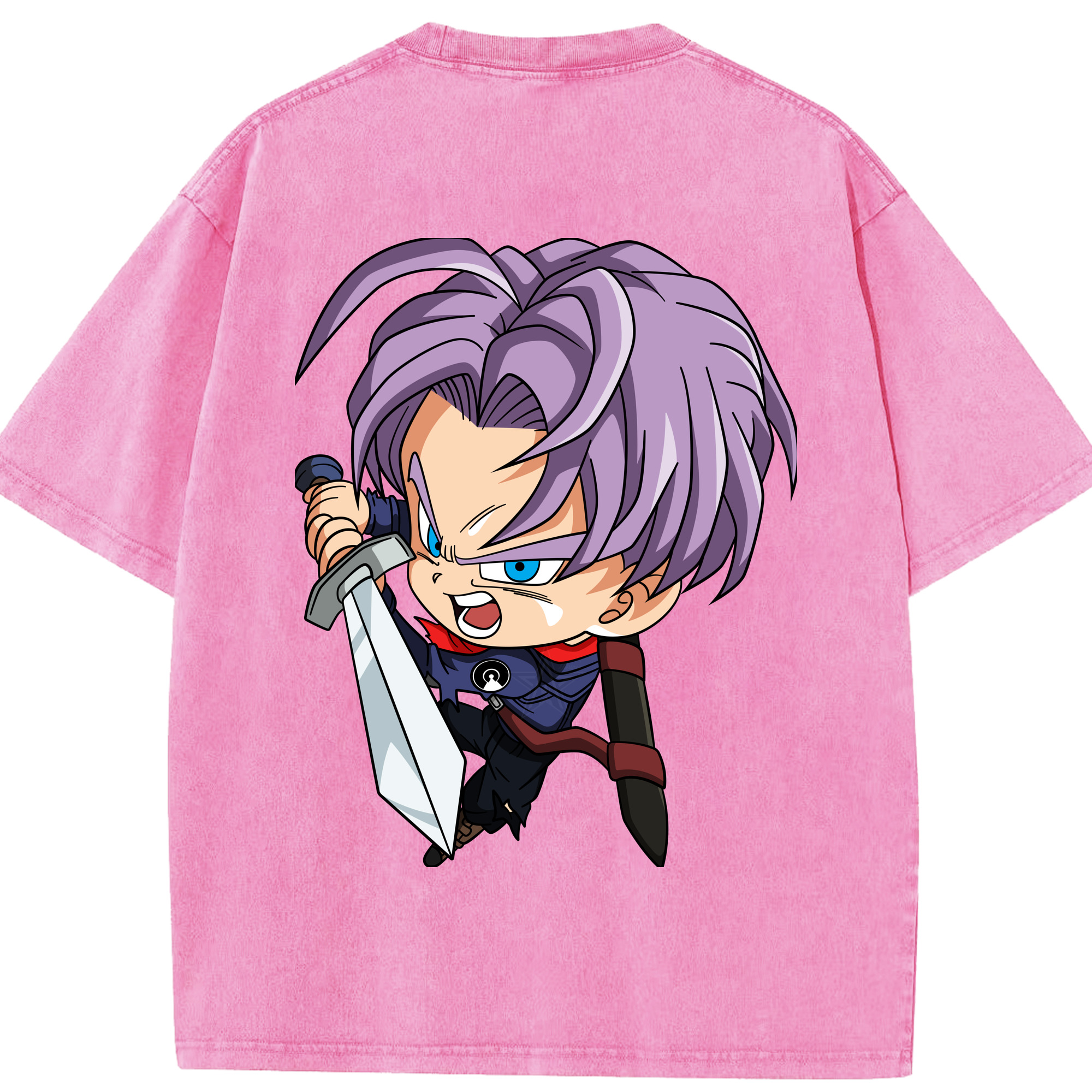 （画像用） ドラゴンボール DRAGON BALL 綿100% ヴィンテージ風 半袖Tシャツ（背面プリント）
